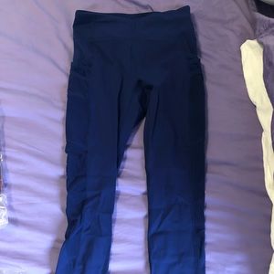 fabletics mesh 3 pocket work out leggings